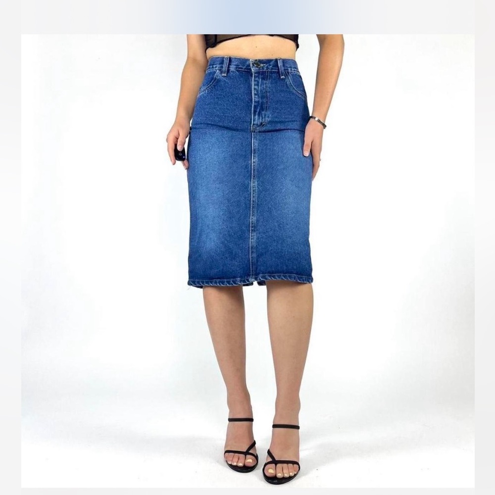 Moschino Denim Pencil Skirt